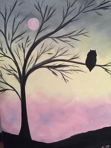 Hoot paint night by Paint and Cocktails
