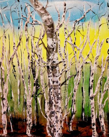 Ipperwash Birch paint night by paint and cocktails