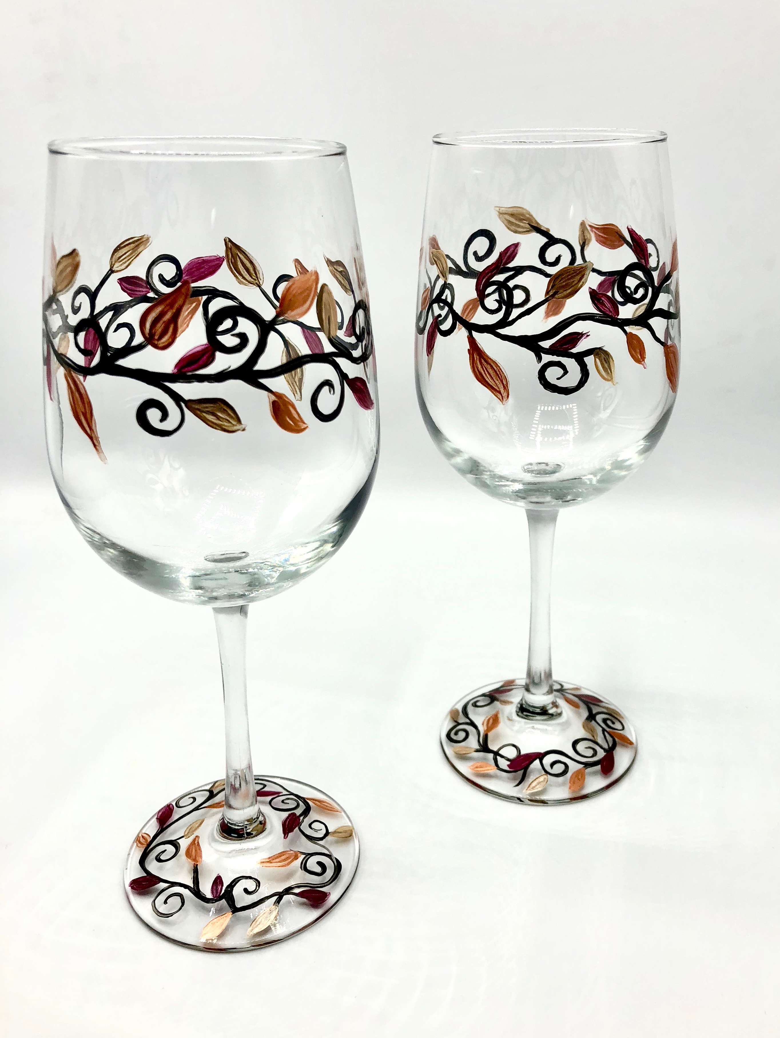 Fall Wine Glasses 1