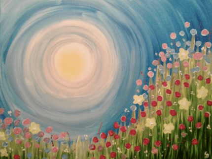 Paint Night At Montana's, Kitchener "In The Meadow" - June 3rd, 2025