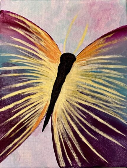 Paint Night At Bobby O’Brien’s, Kitchener – July 9th, 2025 - "Flutterby"