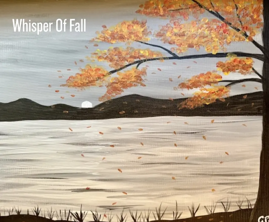 Whisper of Fall Paint Night at Symposium Cafe, Cambridge – Sept 23rd, 2026 "Whisper Of Fall" - Image 1