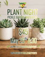 Plant Night At The Pickle Barrel, Waterloo Paint Night - May 26th, 2026